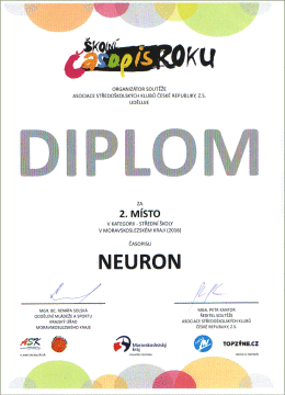Diplom NEURON KK Ostrava 2016